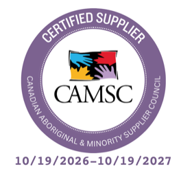 CAMSC Certified Supplier badge, certified October 19, 2026 to October 19, 2027