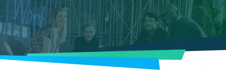 Group of happy office workers