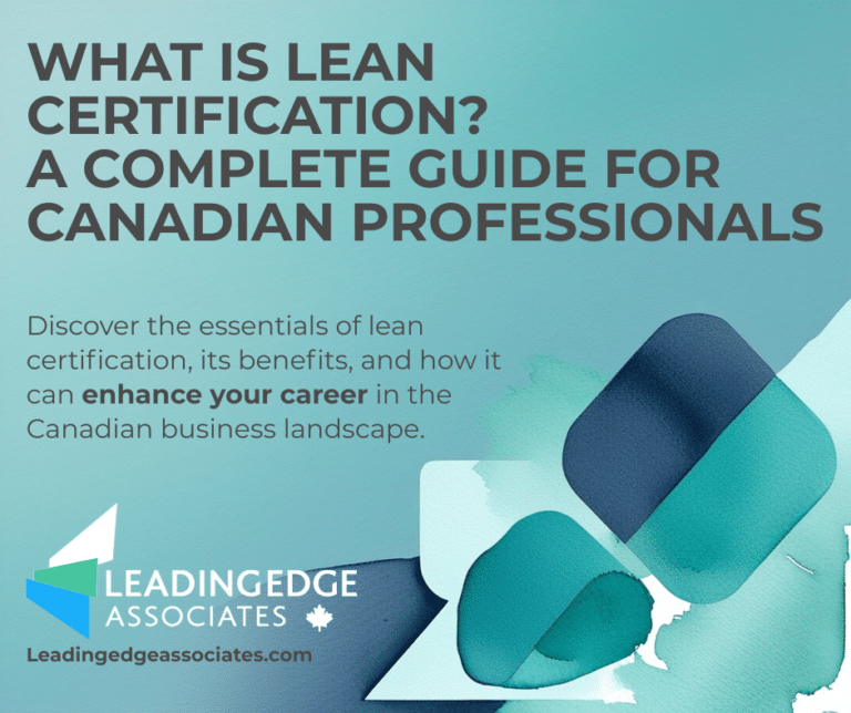 Leading Edge Associates — What is Lean Certification? A complete guide for Canadian professionals